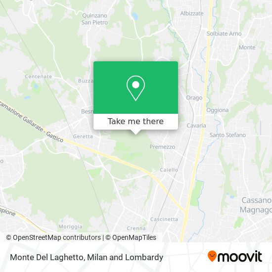 Monte Del Laghetto map