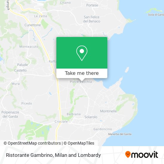 Ristorante Gambrino map