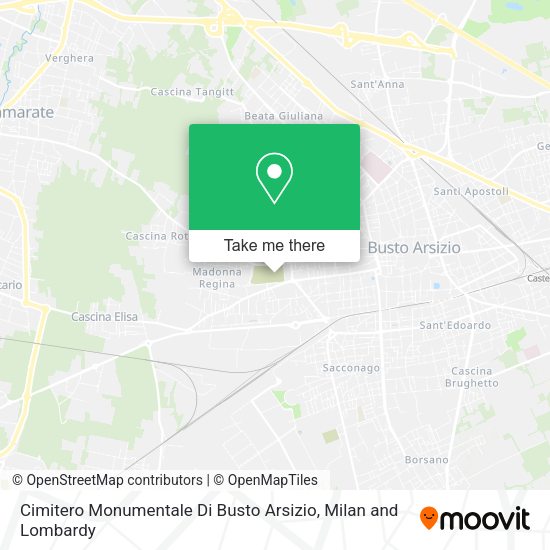 Cimitero Monumentale Di Busto Arsizio map