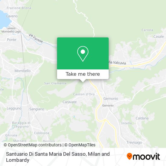 Santuario Di Santa Maria Del Sasso map