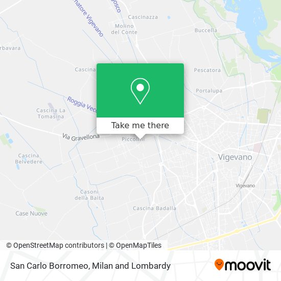 San Carlo Borromeo map