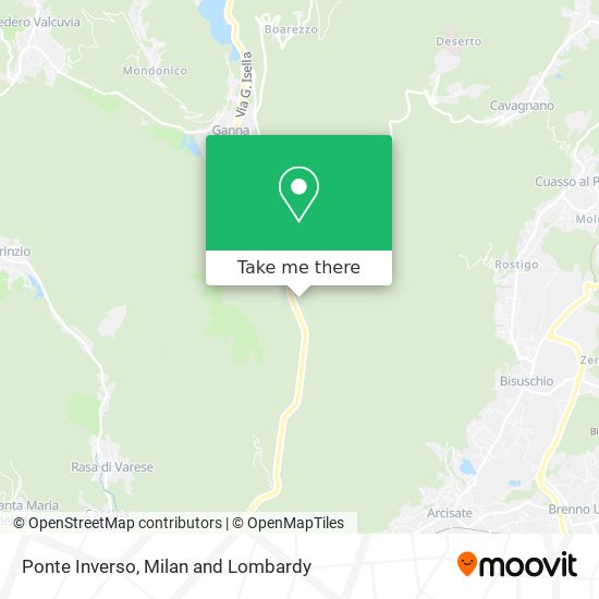 Ponte Inverso map