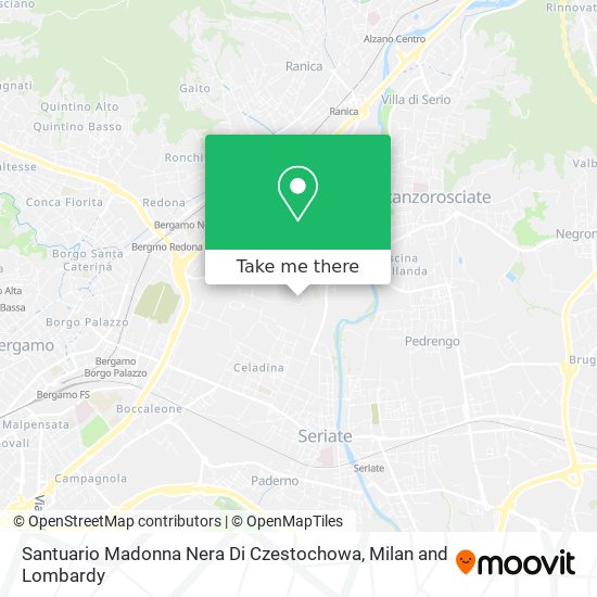 Santuario Madonna Nera Di Czestochowa map
