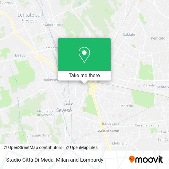 Stadio Città Di Meda map