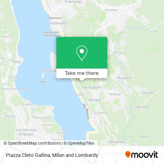 Piazza Cleto Gallina map