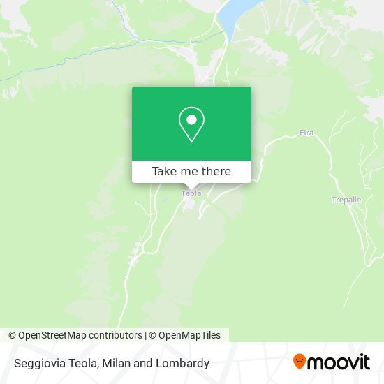 Seggiovia Teola map
