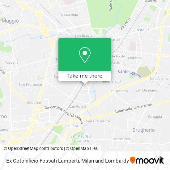 Ex Cotonificio Fossati Lamperti map