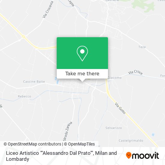 Liceo Artistico ""Alessandro Dal Prato"" map