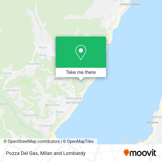 Pozza Del Gas map