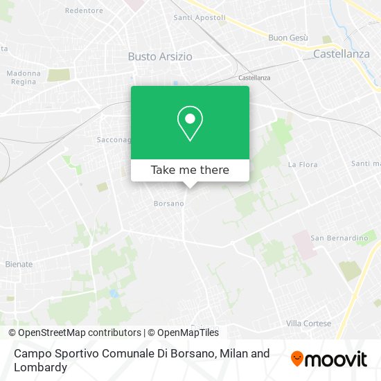 Campo Sportivo Comunale Di Borsano map