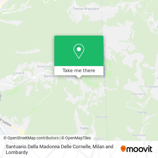 Santuario Della Madonna Delle Cornelle map