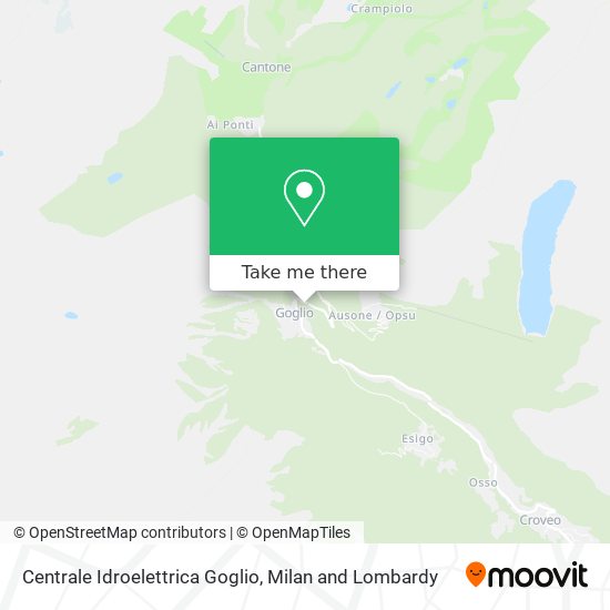Centrale Idroelettrica Goglio map