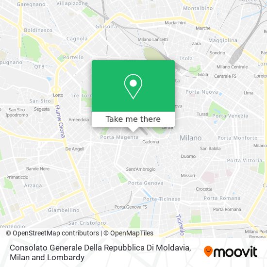 Consolato Generale Della Repubblica Di Moldavia map