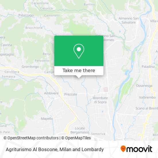 Agriturismo Al Boscone map