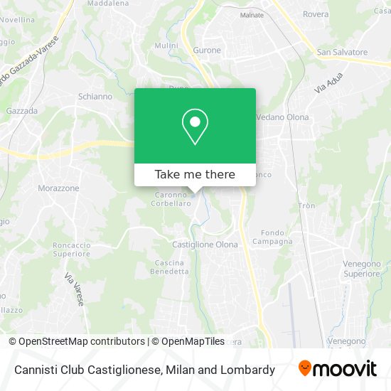 Cannisti Club Castiglionese map