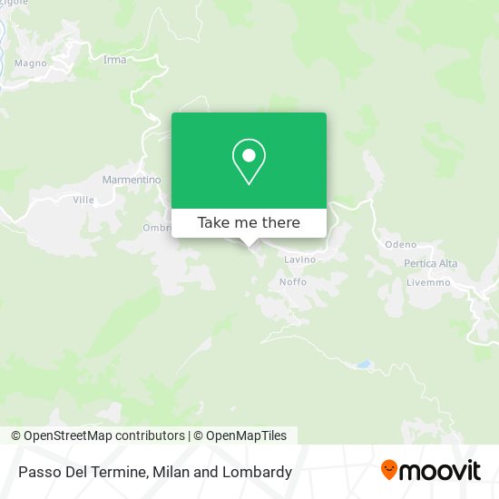 Passo Del Termine map