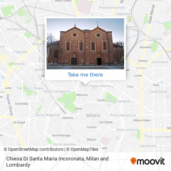 Chiesa Di Santa Maria Incoronata map