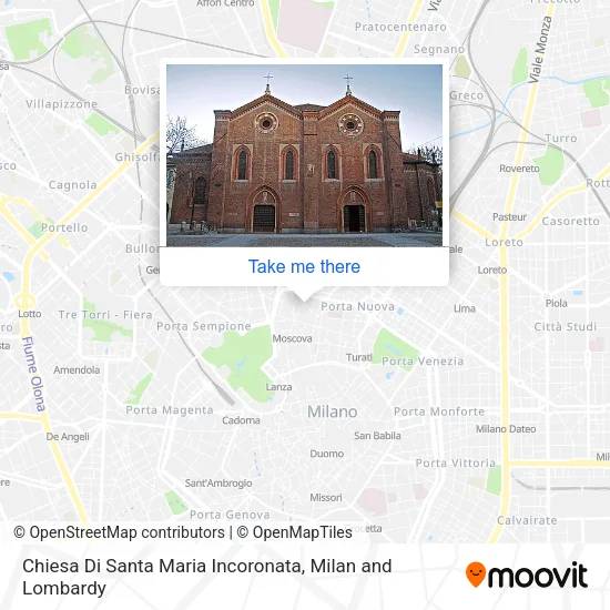 Chiesa Di Santa Maria Incoronata map