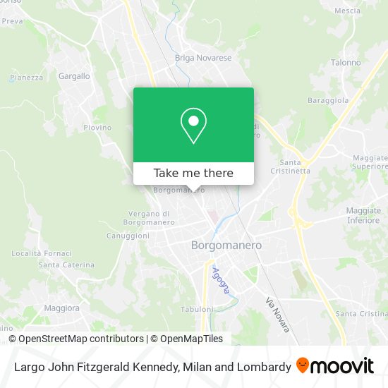 Largo John Fitzgerald Kennedy map
