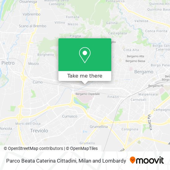 Parco Beata Caterina Cittadini map