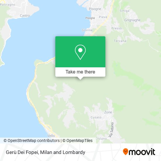 Gerù Dei Fopei map