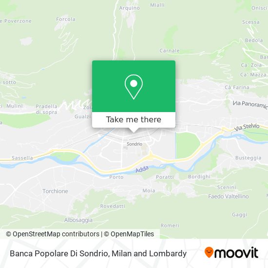 Banca Popolare Di Sondrio map