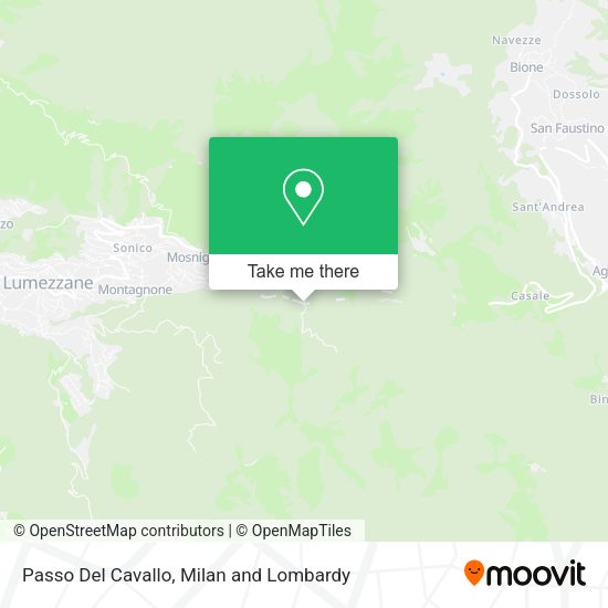 Passo Del Cavallo map
