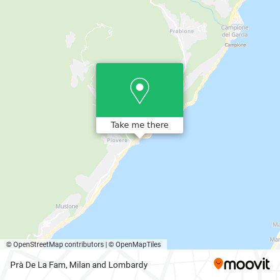 Prà De La Fam map