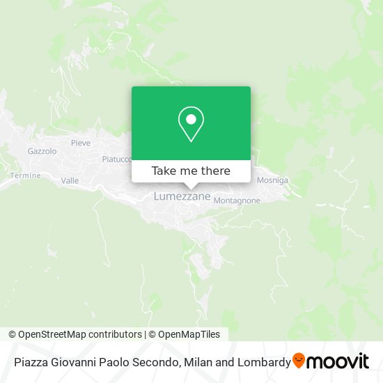 Piazza Giovanni Paolo Secondo map