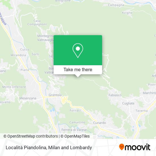 Località Piandolina map