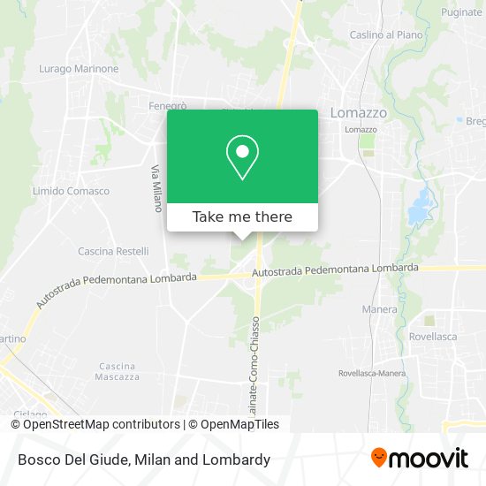Bosco Del Giude map