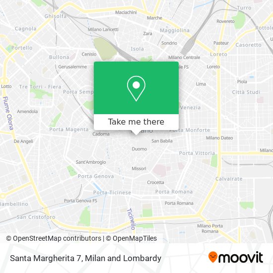 Santa Margherita 7 map