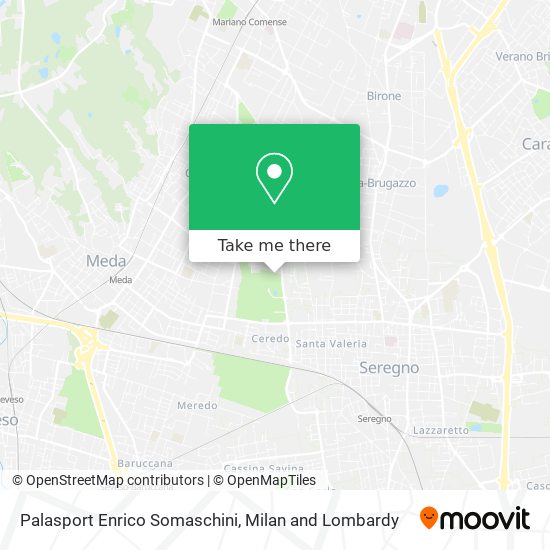 Palasport Enrico Somaschini map