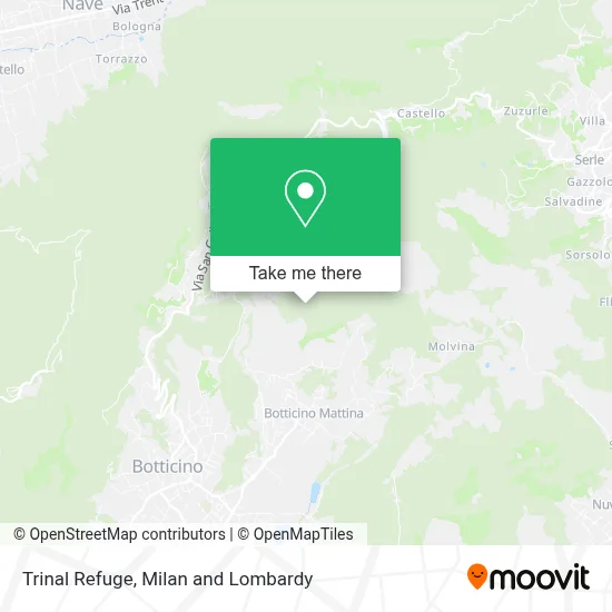 Trinal Refuge map