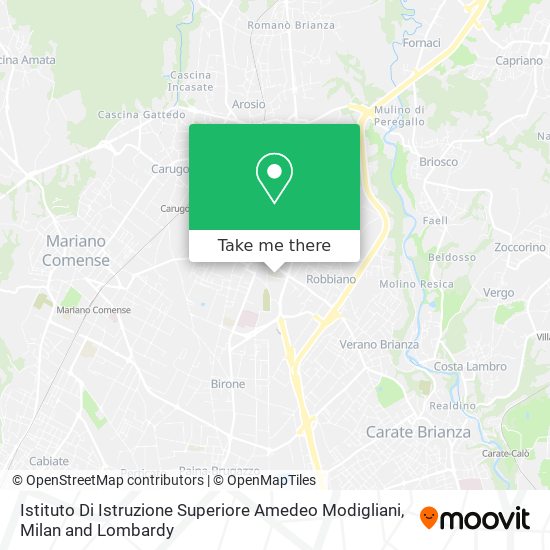 Istituto Di Istruzione Superiore Amedeo Modigliani map