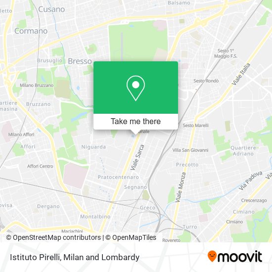 Istituto Pirelli map