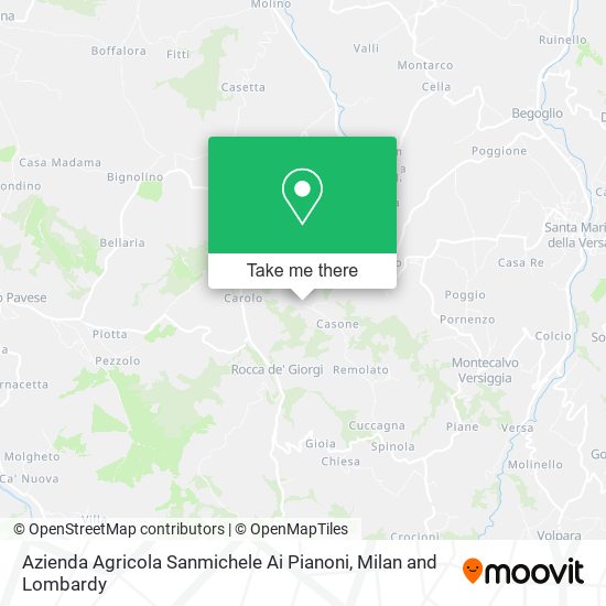 Azienda Agricola Sanmichele Ai Pianoni map