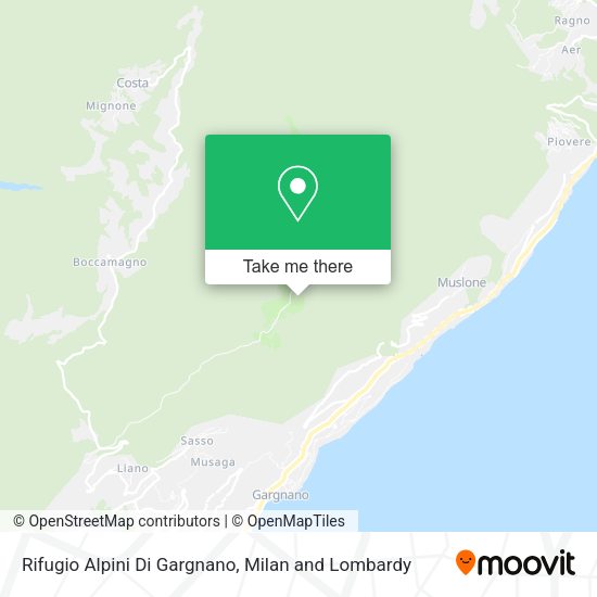 Rifugio Alpini Di Gargnano map