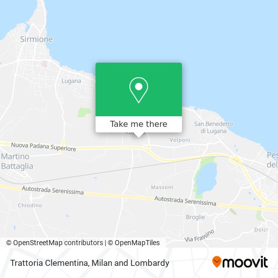 Trattoria Clementina map