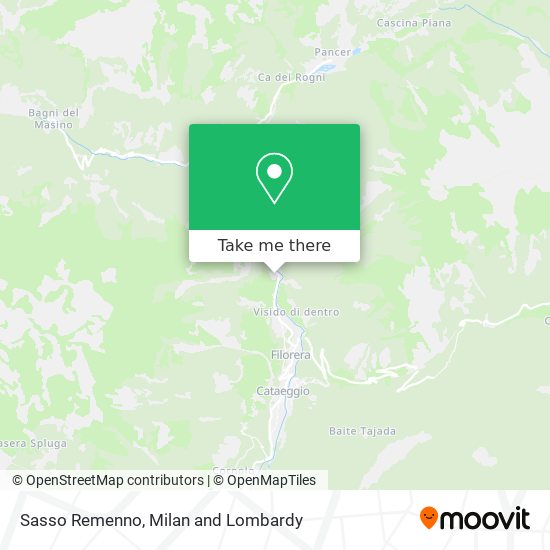 Sasso Remenno map