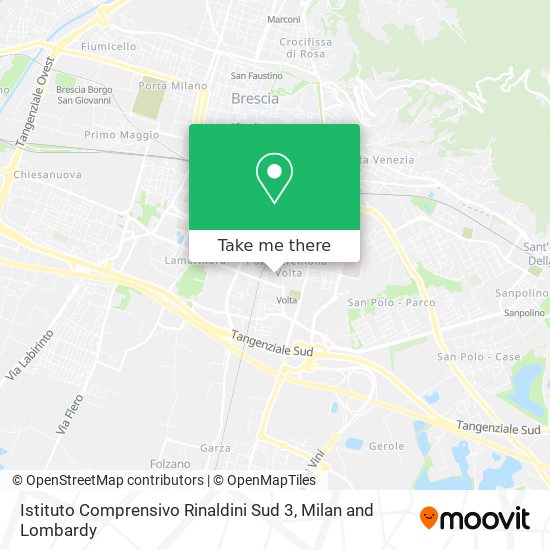 Istituto Comprensivo Rinaldini Sud 3 map