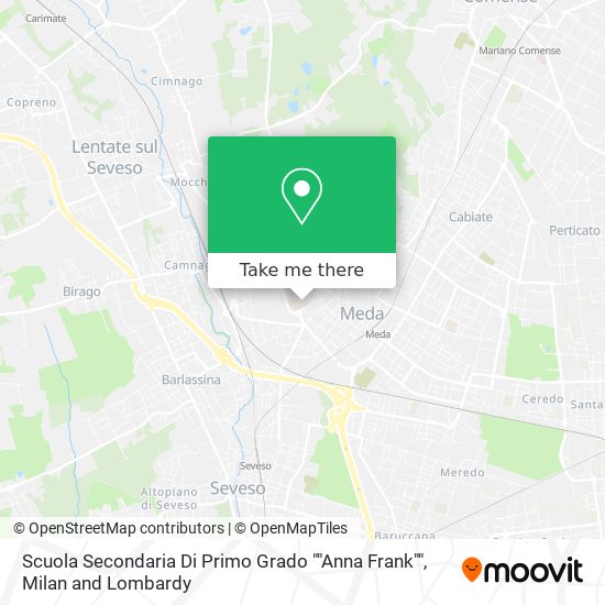 Scuola Secondaria Di Primo Grado ""Anna Frank"" map