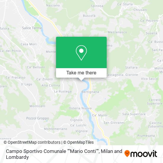 Campo Sportivo Comunale ""Mario Conti"" map