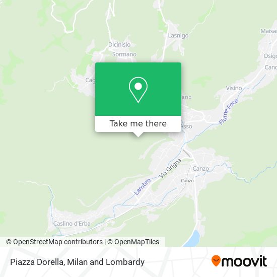Piazza Dorella map