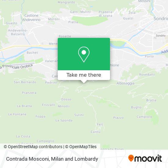 Contrada Mosconi map