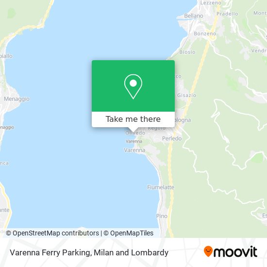 Varenna Ferry Parking map