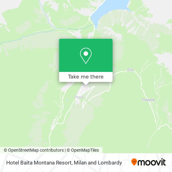 Hotel Baita Montana Resort map