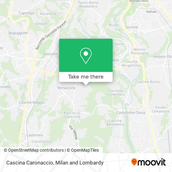Cascina Caronaccio map