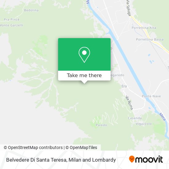 Belvedere Di Santa Teresa map