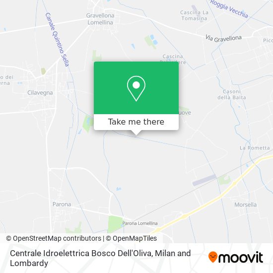 Centrale Idroelettrica Bosco Dell'Oliva map